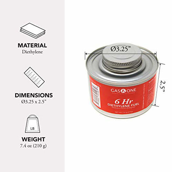 GetUSCart Gas One Cooking Wick Liquid Safe Fuel Lid Opener for Chafing