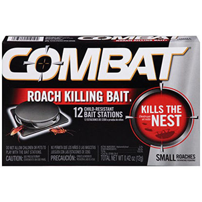 Picture of Combat Roach Killing Bait Stations for Small Roaches, 12 Count