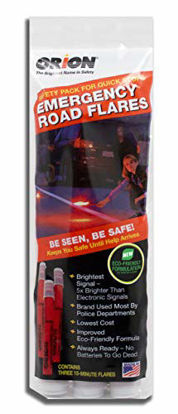 Picture of Orion Safety Products 3153-08 3-15 Minute Road Flares (1 Pack of 3 Flares)- Model # 3153-08