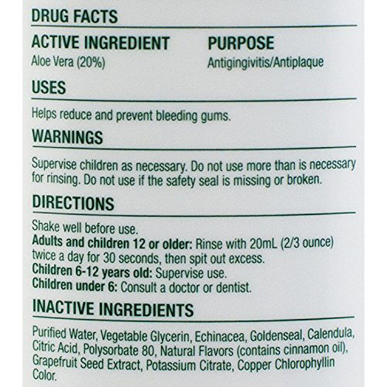 GetUSCart Natural Dentist The Healthy Gums Antigingivitis Mouthwash to