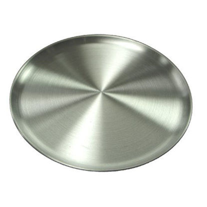 Picture of Winware by Winco Winware Coupe Style Aluminum 10-Inch Pizza Tray