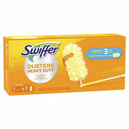 Picture of Swiffer 360 Dusters Extendable Handle Starter Kit, 3 Count Duster Refill
