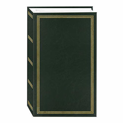 Picture of 3-Ring Photo Album 504 Pockets Hold 4x6 Photos, Hunter Green