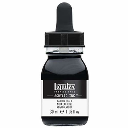 Picture of Liquitex 4260337 Professional Acrylic Ink 1-oz jar, Carbon Black
