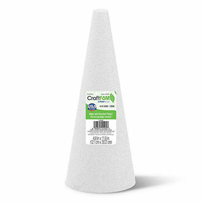Picture of FloraCraft CraftFM Cone 4.8 Inch x 11.9 Inch White