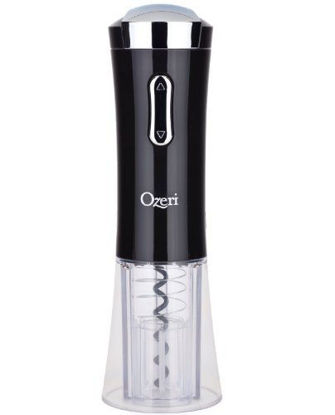 Picture of Ozeri Nouveaux Electric Removable Free Foil Cutter Wine Opener, One Size, Black