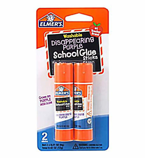 Picture of Bulk Buy: Elmers Washable School Glue Stick Purple .22 Ounce (2-Pack)