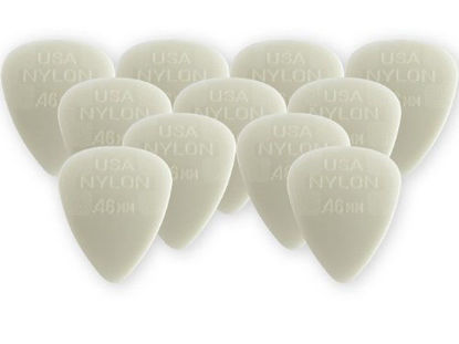 Picture of Dunlop 44P46 .46mm Nylon Standard Guitar Picks, 12-Pack
