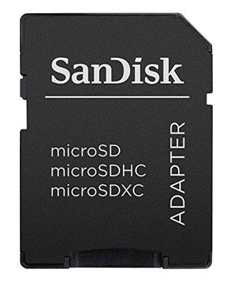 Picture of SanDisk MicroSD to SD Memory Card Adapter (MICROSD-Adapter), Black