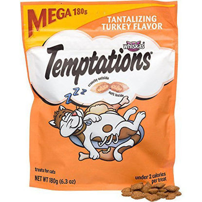 Picture of Temptations Cat Treats, Tantalizing Turkey Flavor, 6.3 Oz Pouch