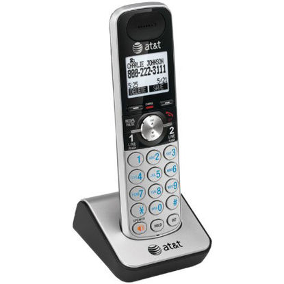 Picture of AT&T TL88002 Accessory Cordless Handset, Silver/Black | Requires an AT&T TL88102 Expandable Phone System to Operate