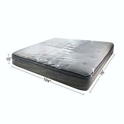Picture of Uboxes King Mattress Poly Covers, 76 x 15 x 90 in, 1 Pack (KINGSCOVER01)