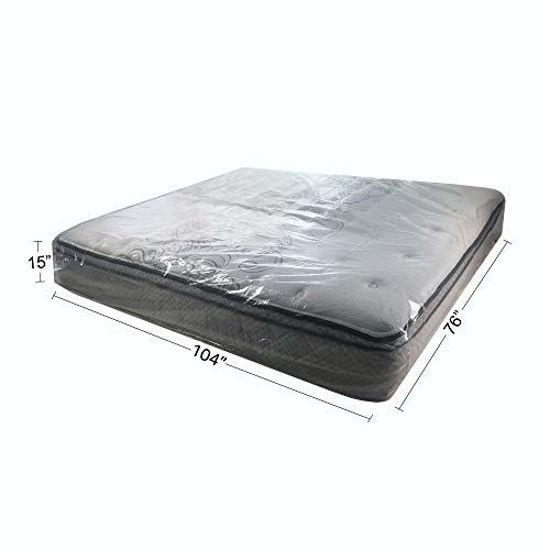 Picture of Uboxes King Mattress Poly Covers, 76 x 15 x 90 in, 1 Pack (KINGSCOVER01)
