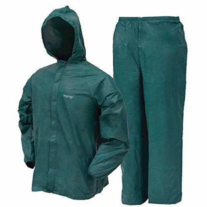 Picture of FROGG TOGGS Men's Ultra-Lite2 Waterproof Breathable Protective Rain Suit, Green, Small