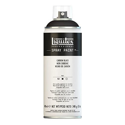 Picture of Liquitex Professional Spray Paint, 12 oz, Carbon Black
