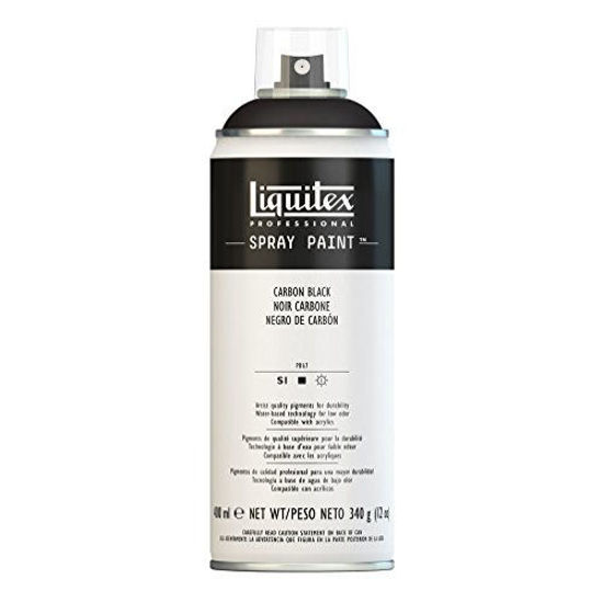 Picture of Liquitex Professional Spray Paint, 12 oz, Carbon Black