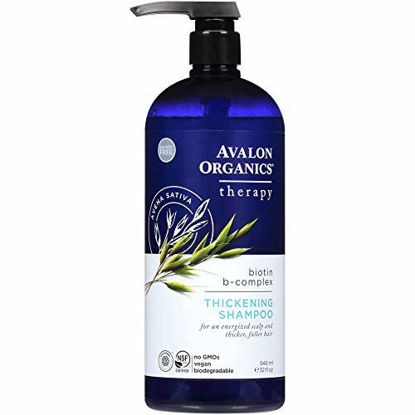 Picture of Avalon Organics Therapy Thickening Shampoo, Biotin B-Complex, 32 Oz