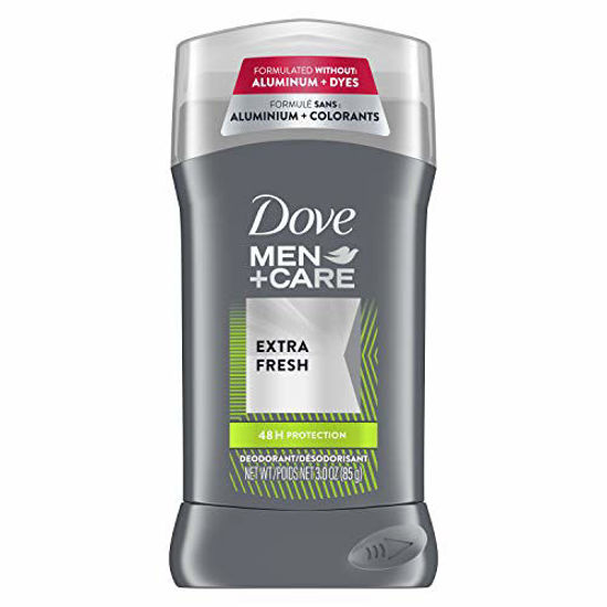 Picture of Dove Men+Care Deodorant Stick with ¼ Moisturizer Extra Fresh 48 Hour Odor Protection 3 oz