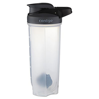 Picture of Contigo - 70290 Contigo Shake & Go Fit Snap Lid Shaker Bottle, 28 oz, Black