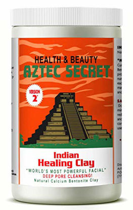 Picture of Aztec Secret - Indian Healing Clay - 2 lb. | Deep Pore Cleansing Facial & Body Mask | The Original 100% Natural Calcium Bentonite Clay - New! Version 2