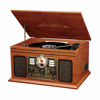 Picture of Innovative Technology VTA-200B MH Victrola Nostalgic Classic Wood 6-in-1 Bluetooth Turntable Entertainment Center, Mahogany
