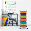 Picture of Seville Classics 10-Drawer Multipurpose Mobile Rolling Utility Storage Organizer with Tray Cart, Multicolor (Pearlized)