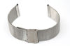 Picture of 22MM Silver Stainless Steel MESH Metal Buckle Watch Band Strap