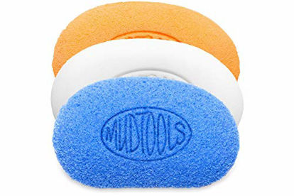 Picture of Mudtools MudSponge Cleanup and Shaping Tools for Pottery and Clay Artists -Set of All 3 Styles
