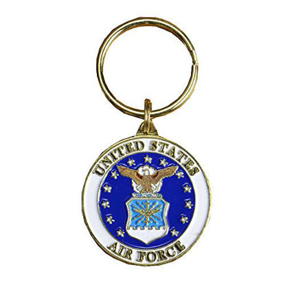 Picture of Air Force Logo Key Ring Military Key Chains Collectibles Gifts Men Women Veterans