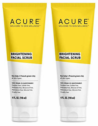 Picture of Acure Organics Brightening Facial Scrub, 4 fl. oz, Pack of 2