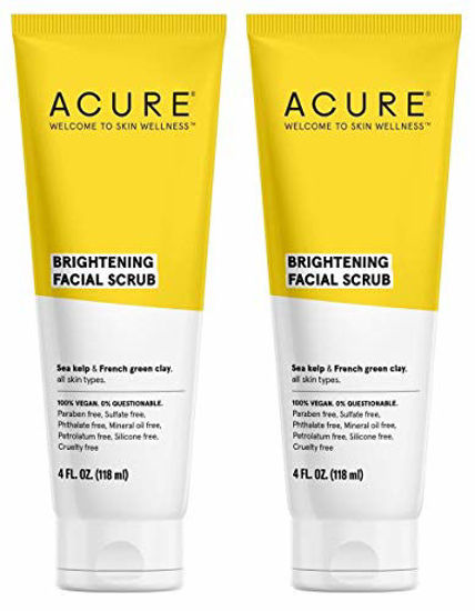Picture of Acure Organics Brightening Facial Scrub, 4 fl. oz, Pack of 2