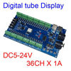 Picture of 36 Channel 12 Group DMX512 Decoder Controller 36CH RGB Output Digital Tube Display for LED Strip Light RGB Dump Node DC5-24V