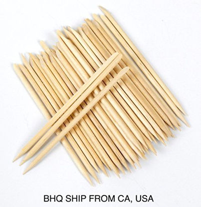 Picture of 50pcs Facial Eyebrow Wooden Wood Waxing Hair Removal Sticks Applicator