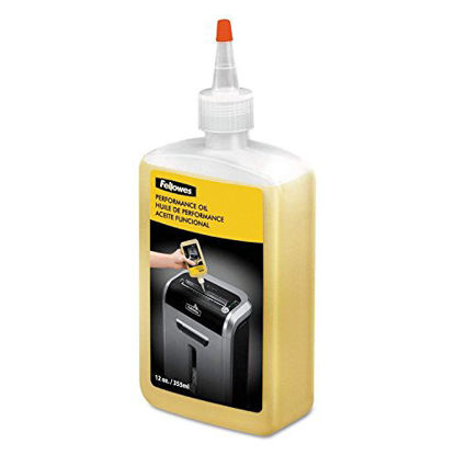 Picture of 5 X Fellowes Shredder Oil, 12 oz. Bottle with Extension Nozzle (35250)