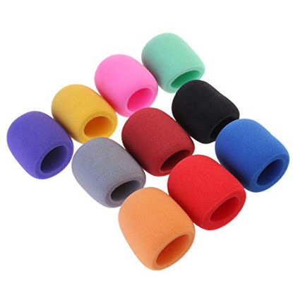 Picture of NUOLUX Mic Foam Cover Foam Windscreen Microphone Windscreens Covers-10 Colors