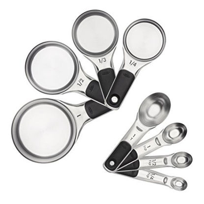 Picture of OXO Good Grips 8 Piece Stainless Steel Measuring Cups and Spoons Set