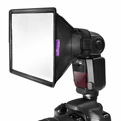 Picture of Flash Diffuser Light Softbox 6x5 by Altura Photo (Universal, Collapsible with Storage Pouch) for Canon, Yongnuo and Nikon Speedlight