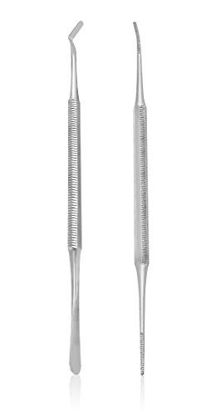 Picture of BlueOrchids Pedicure Kit: Ingrown Toenail Tool- Nail File and Lifter Set. Premium Grade Stainless Steel Nail Tools Supplies