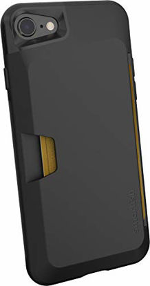 Picture of Smartish iPhone 7/8/SE (2020) Wallet Case - Wallet Slayer Vol. 1 [Slim + Protective + Grip] Credit Card Holder for Apple iPhone SE 2020 & iPhone 7/8 - [Silk] -Black Tie Affair