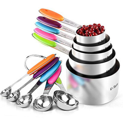 Picture of U-Taste Measuring Cups and Spoons Set (10 Pieces)