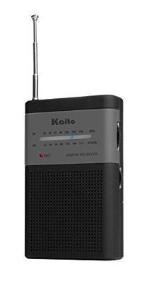 Picture of Kaito KA230 AM FM Portable Radio with Great Reception and Design (Black)