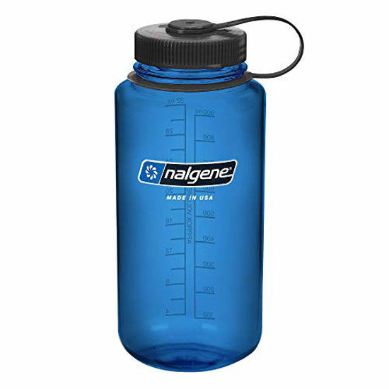 Picture of Nalgene Tritan Wide Mouth BPA-Free Water Bottle, Blue, 32 oz