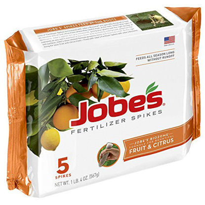 Picture of Jobe's 01002 Fruit & Citrus Fertilizer Spikes, 5