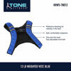 Picture of Tone Fitness HHWV-TN012 Weighted Vest, 12 lbs, Blue