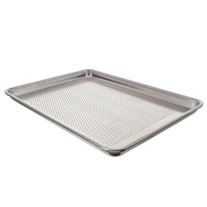 Picture of Vollrath Wear-Ever Sheet Pan, 1/2 Size, 18 x 13 x 1-inch, Aluminum, Perforated