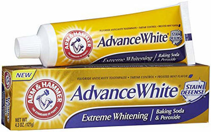 Picture of ARM & HAMMER Advance White Baking Soda & Peroxide Toothpaste, Extreme Whitening 4.3 oz