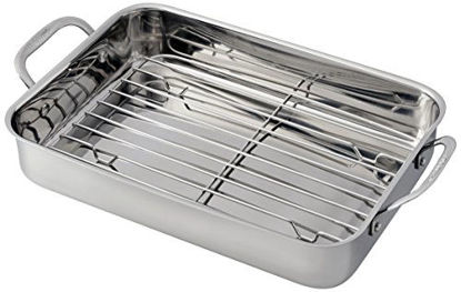 Picture of Cuisinart 7117-14RR Lasagna Pan with Stainless Roasting Rack