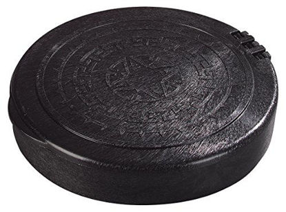 Picture of Carlisle 071003 Insulated Hinged Tortilla Server, 7" / 1", Black