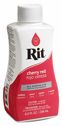 Picture of Rit Cherry Red - Rojo Cereza All Purpose Liquid Dye 8.0 fl. oz. / 236 ml