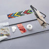 Picture of The Beadsmith Metal Bead Loom Kit, Includes Loom (12.5" x 2.5" x 3"), Thread, Needles, and 18 Grams Glass Beads for Bracelets, Necklaces, Belts, and More